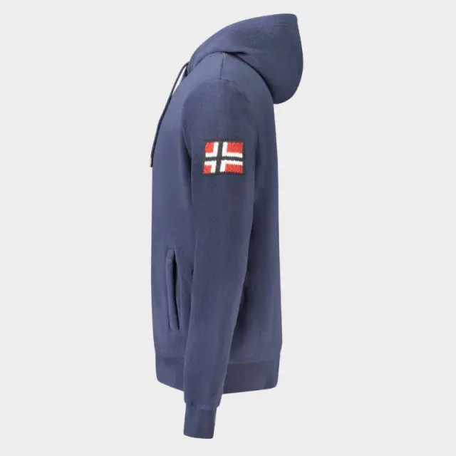 Norway Nautical School - Ανδρική Ζακέτα Φούτερ Fleece 849531-NAVY Μπλε Σκούρο - S 3