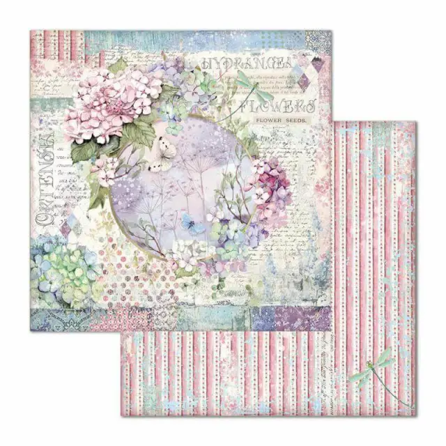 Χαρτί Scrapbooking Stamperia Διπλής Όψης - Garland - 31x30cm