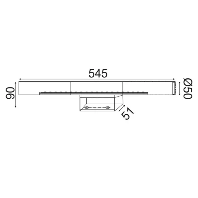 ΕΠΙΤΟΙΧΟ Φ/Σ LED SMD 13W 3000K 980LM IP44 TINKI ΑΚΡΥΛ.+ΜΕΤ/ΚΟ 55Χ5,1Χ9CM TINKI / TNK7518013W 2