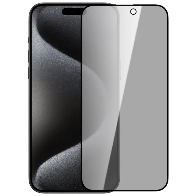 Nillkin Tempered Glass 0.33mm Guardian 2.5D for Apple iPhone 15 Pro Max Black 2