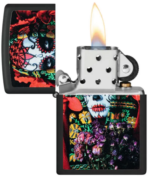 ZIPPO Αναπτήρας - 48652 Sugar Woman Skull 2