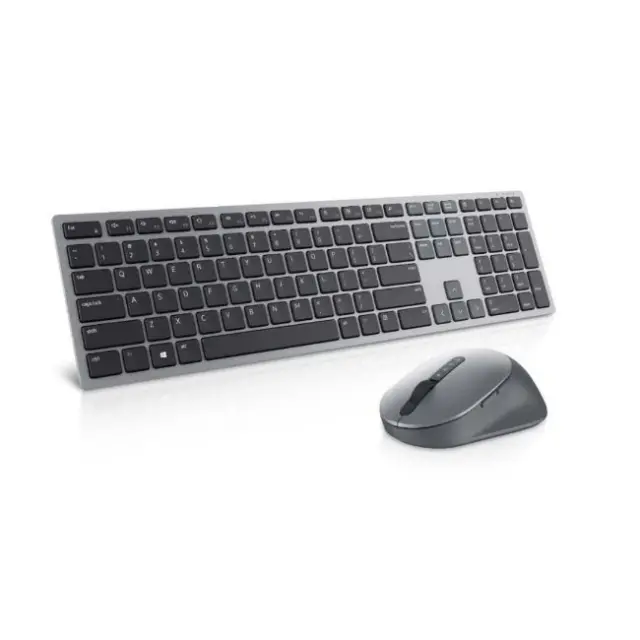 Dell Wireless KM7321W Bluetooth Σετ Πληκτρολόγιο & Ποντίκι Αγγλικό US Ασημί 2