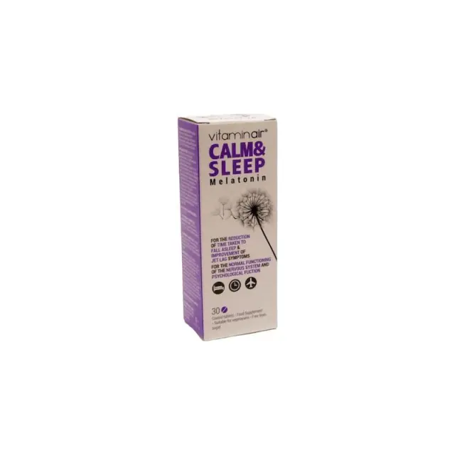 Medicair Vitaminair Calm & Sleep Melatonin 30 ταμπλέτες