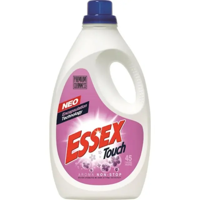 Essex Touch Aroma Non-Stop Υγρό Απορρυπαντικό ρούχων 2.25lt (45 Μεζούρες)