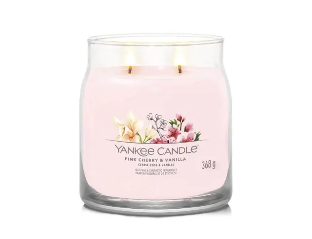Αρωματικό Κερί Yankee Candle με διάρκεια καύσης έως 50 ώρες και άρωμα Pink Cherry & Vanilla1630020E 2