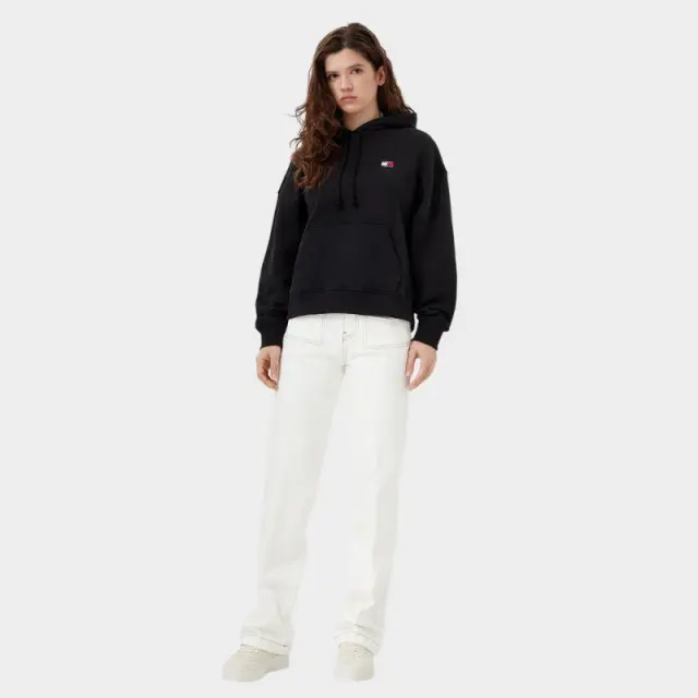 Tommy Hilfiger - Γυναικείο Φούτερ Badge Regular Fit DW0DW19414-BDS Μαύρο - XL 2