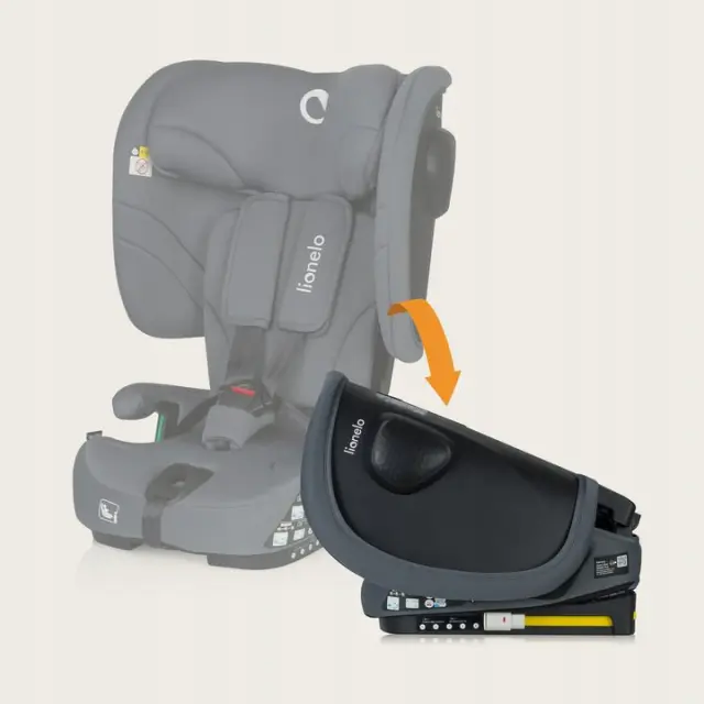 Lionelo Nelly i-Size isofix κάθισμα αυτοκινήτου 76-150cm Gray Graphite 3