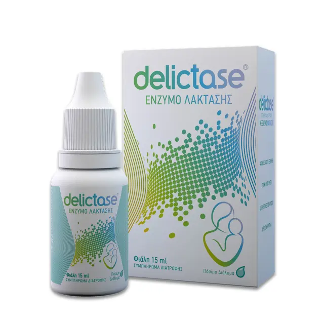 Delictase Oral Drops για Βρεφικούς Κολικούς - Γαστρεντερίτιδες - Διάρροιες, 15ml