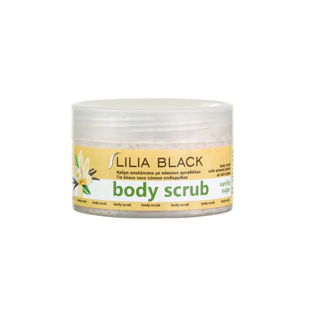 Lilia Black Body Scrub Vanilla Sugar 250ml