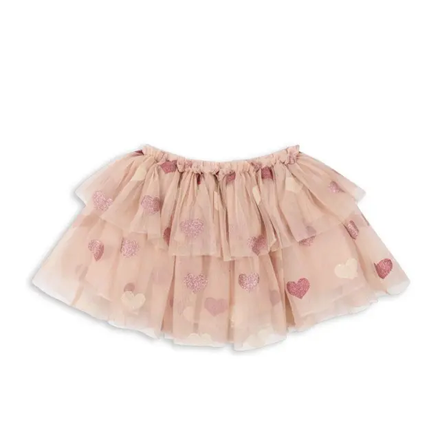 Φούστα με τούλι HEART ROSE GLITTER KONGES SLOJD - Ρόζ 2