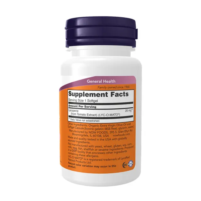 Now Foods Lycopene 20 mg 2