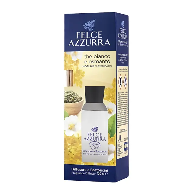 Felce Azzurra Aria Di Casa Αρωματικό Χώρου με στικς (άρωμα The Bianco e Osmanto) 120ml
