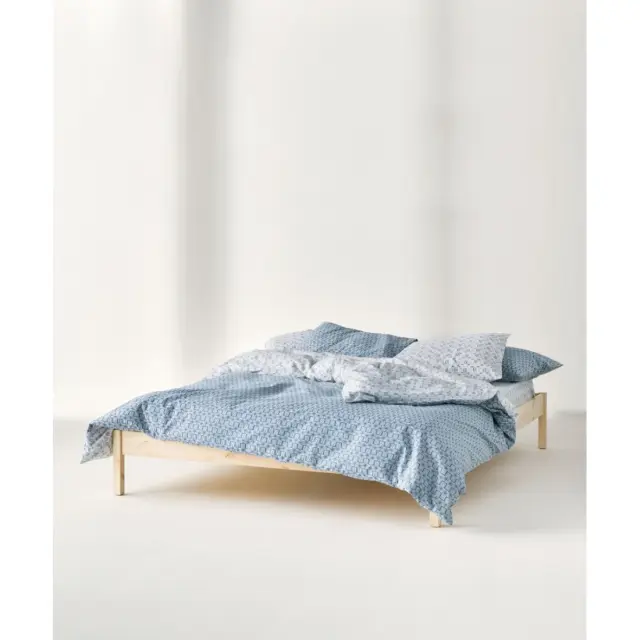 Σετ Σεντόνια Υπέρδιπλα 4 Τεμαχίων Kentia Kivo Blue- White 240x270