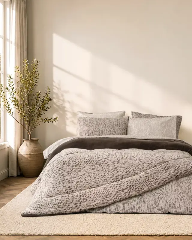 Κουβερτοπάπλωμα 160x240 Μονό 720gsm Flannel Fleece Nima Leone Beige-Brown 100% Πολυέστερ