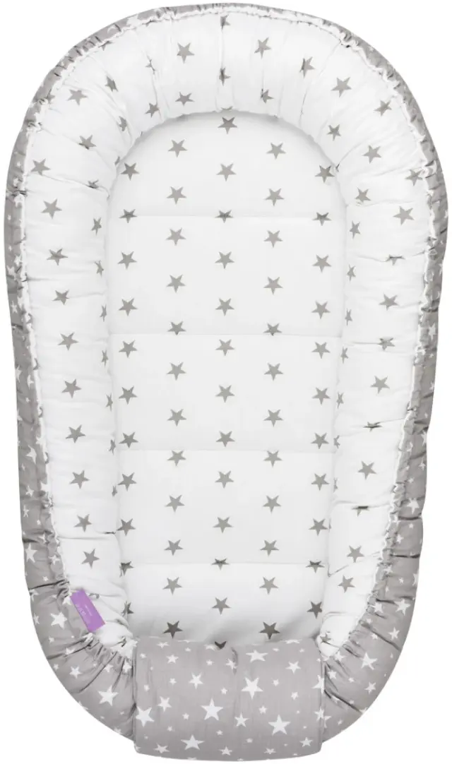 Φωλιά Διπλής Όψεως 55x100cm Grey Stars Comfort 5904506812868 3