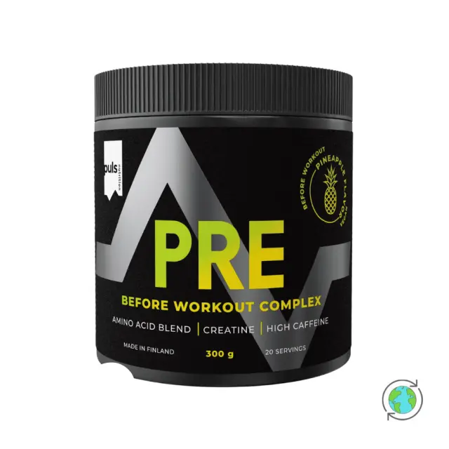 Pre Workout Complex με γεύση Ανανά - Puls Nutrition - 300gr 6430056593050