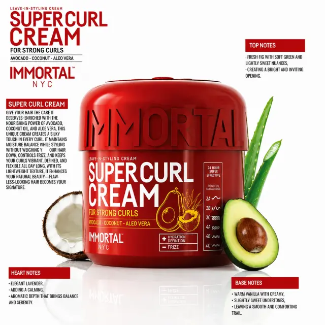Immortal NYC Super Curl Cream 500ml 2