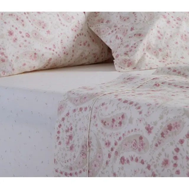 ΣΕΤ ΣΕΝΤΟΝΙΑ ΥΠΕΡΔΙΠΛΑ MIRELLE 240X270 NEF-NEF HOMEWARE, 100% BAMBAKI - ECRU/PINK (039551) 3