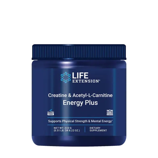 Life Extension Creatine & Acetyl-L-Carnitine Energy Plus