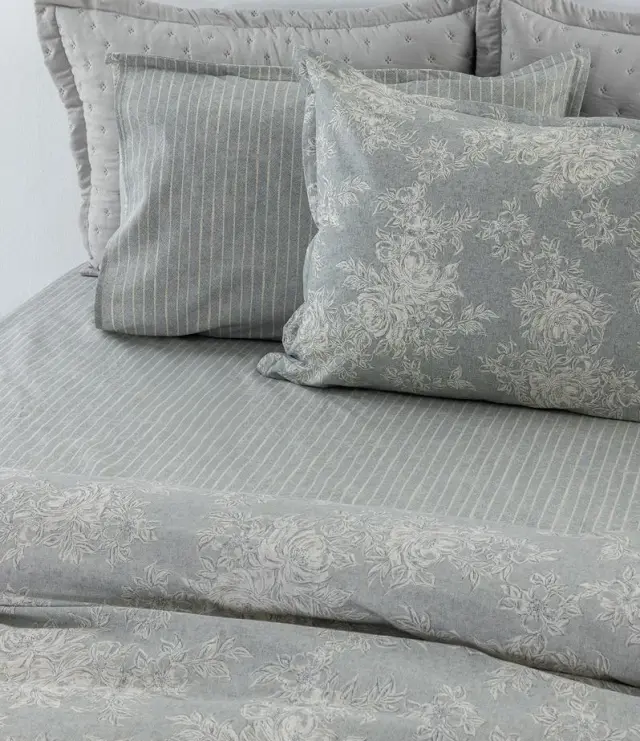 Σετ Σεντόνια 170x260 Μονά Estella Palamaiki STE102 Γκρι Χωρίς Λάστιχο50% Tencel-50% Βαμβάκι 2
