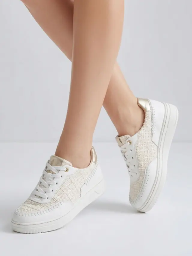 Gabor Sneakers Γυναικείο δέρμα Άσπρο GAB/66405N 61-CREME 2