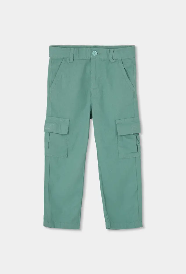 Boboli Linen παντελόνι για αγόρι 813013-4613