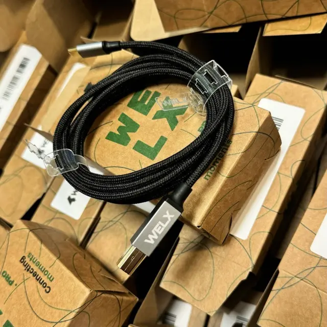 WELX Premium USB-C to USB-B Cable – 1.5m (R4) 2