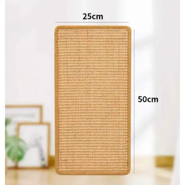 Ξύλινο Ονυχοδρόμιο-Κρεβάτι με Χαλάκι Scratcher 48x28x38/52cm 2