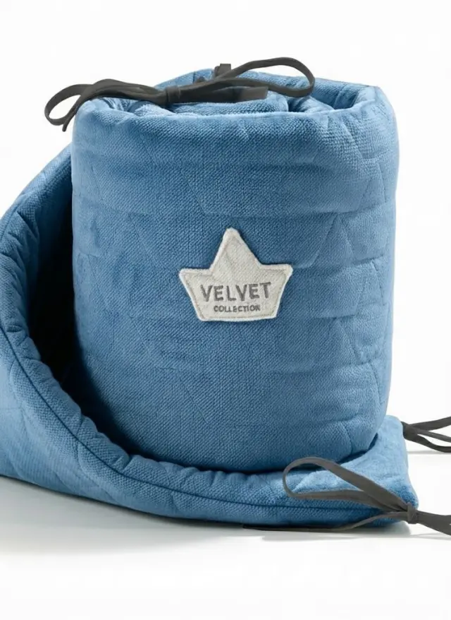 Πάντα Κούνιας Velvet Dove Blue (210x25εκ.) - La Millou