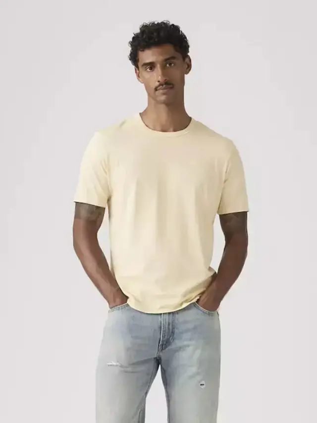 Levis Original Tee Yellows GARMENT DYE RUTABAGA - XL