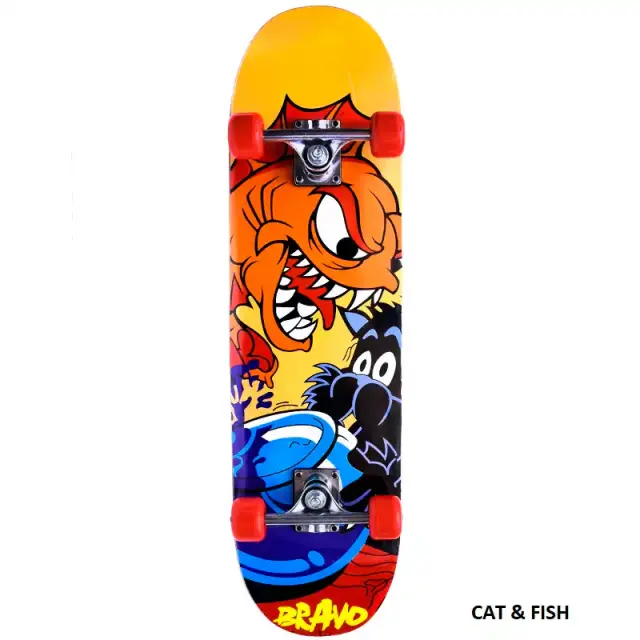 ΑΘΛΟΠΑΙΔΙΑ Τροχοσανίδα στενή - Purple/Black L. Blue Man Complete Skateboard