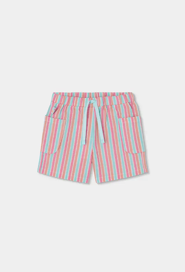 Boboli Poplin βερμούδα σορτς για κορίτσι 333111-9805