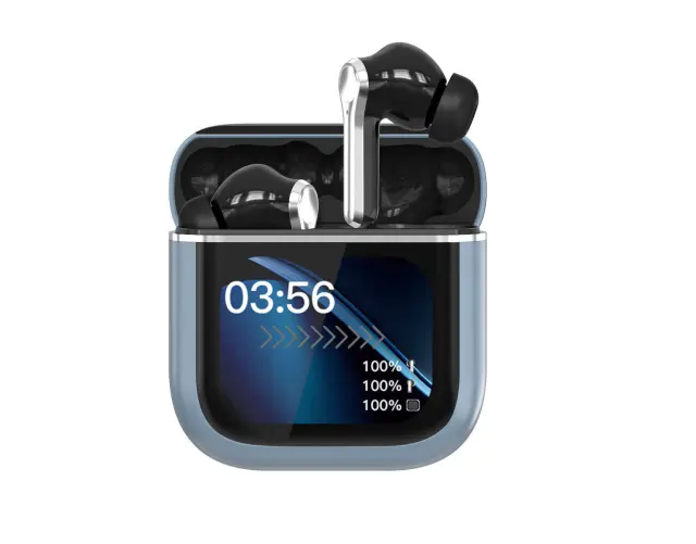 Akai BTE-J600BL In-ear Bluetooth Handsfree Ακουστικά με Θήκη Φόρτισης ΜΠΛΕ