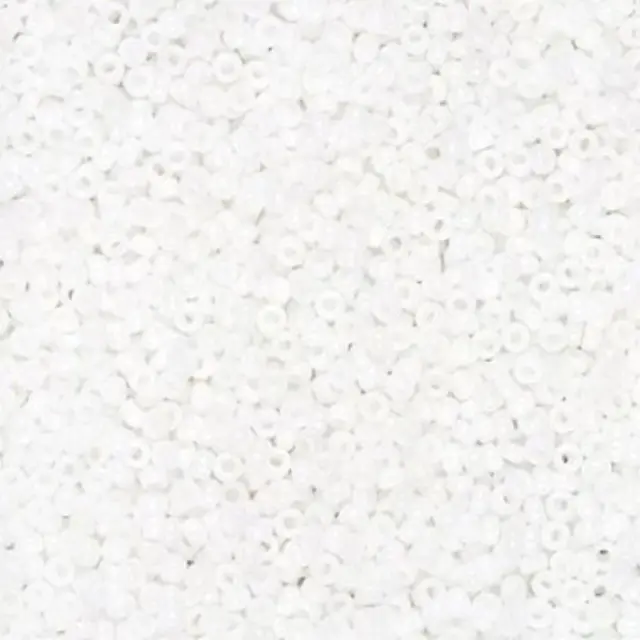 Χάντρα Miyuki Round Rocailles 15/0 - 402F - Matte Opaque White ~10gr