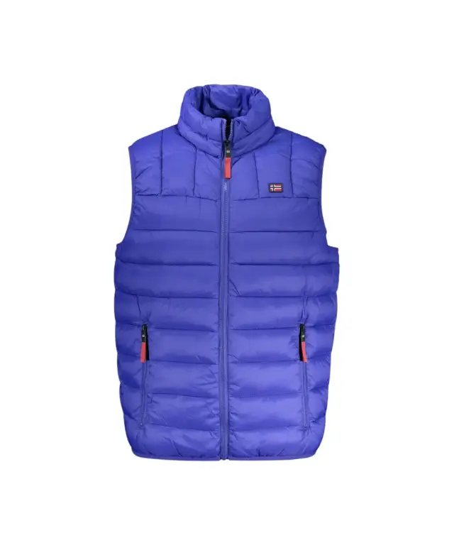 Norway Nautical School - Ανδρικό Αμάνικο Μπουφάν Puffer 849148-BLUET Μπλε