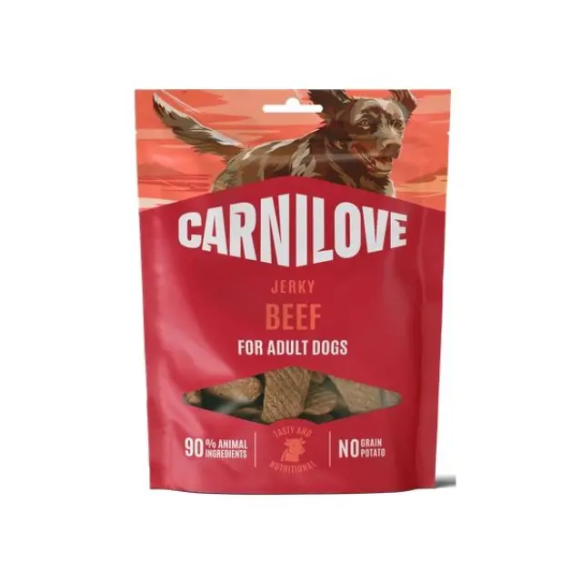 Carnilove SN Jerky Beef Monoprotein 100gr Μονόχρωμο