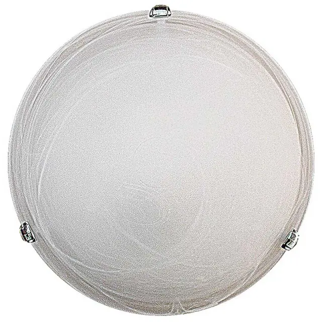 Πλαφονιέρα 1702/40 A Γυαλί Λευκό Φ.40cm