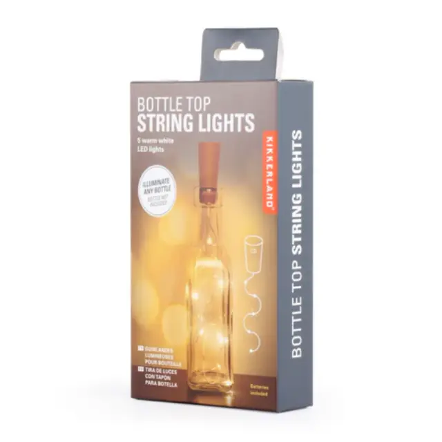 Πώμα με διακοσμητικά λαμπάκια Bottle Top String Lights copper LT18