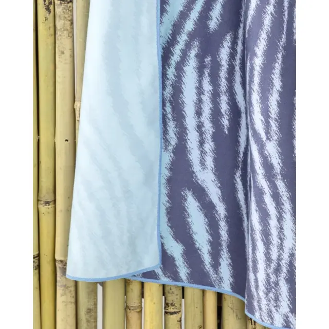 Πετσέτα Θαλάσσης 80x160 200gsm Nima Zebra Blue-Ciel 100% Microfiber 2