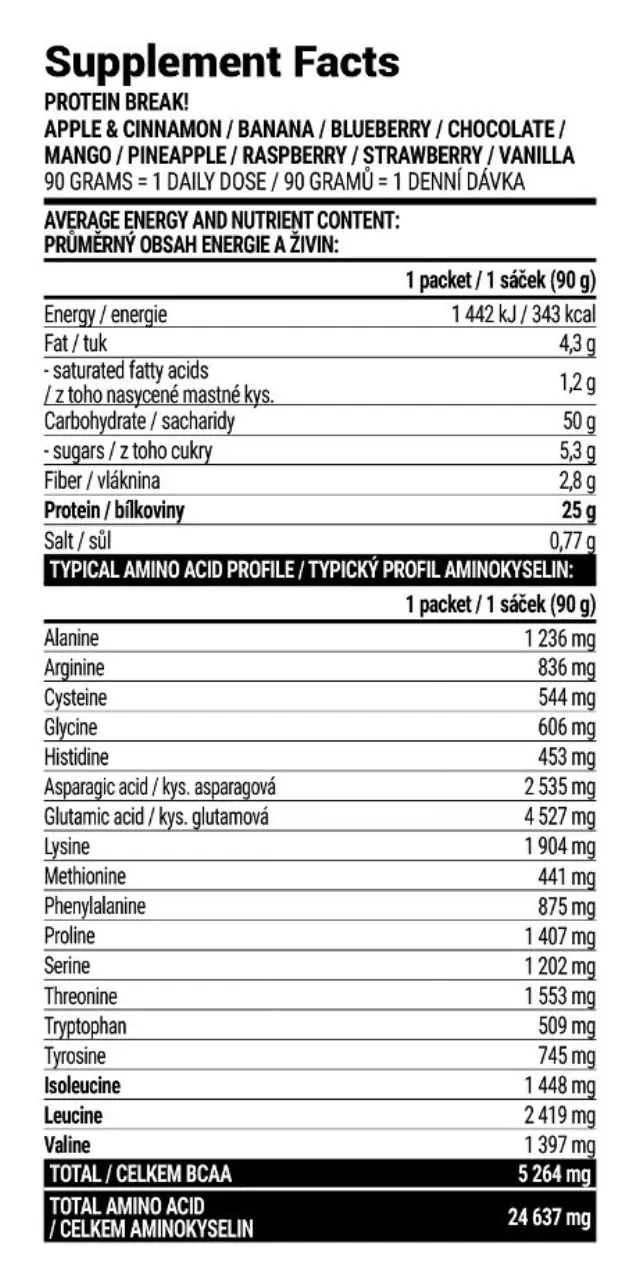 Extrifit Break! Protein Food vanilla, 900-g 2