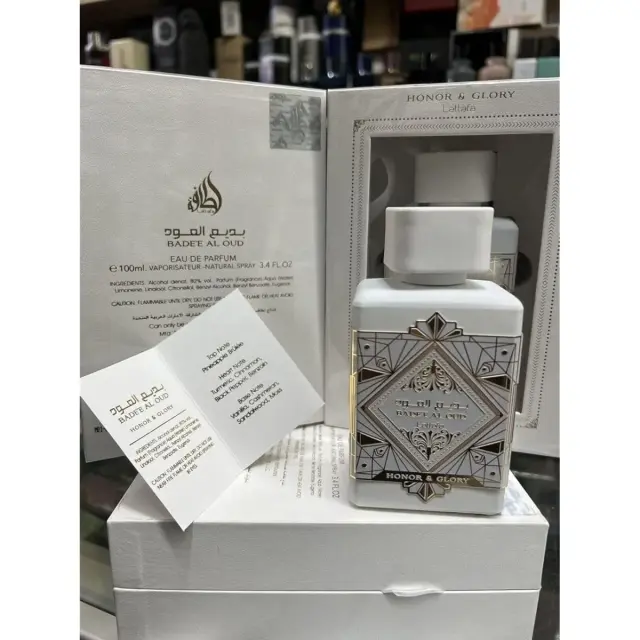 Lattafa Badee Al Oud Honor + Glory Eau de Parfum 100ml – Unisex Gourmand Άρωμα με Ανανά, Crème Brûlée + Βανίλια 2