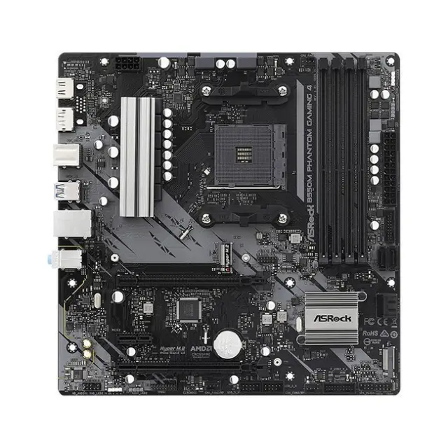 ASRock Motherboard B550M Phantom Gaming 4 AM4 (90-MXBE90-A0UAYZ) 3