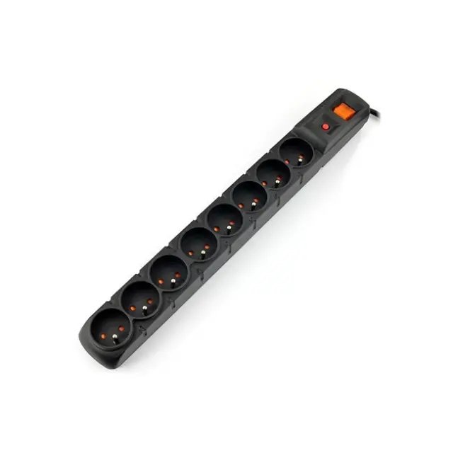 Acar Power Strip S8 8-Socket 1.5m Black (W0147)