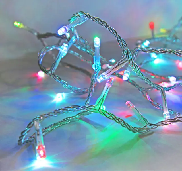 100 ΜΙΝΙ LED ΜΕ ΕΝΣΩΜ ΠΡΟΓΡΑΜΜΑ ΔΙΑΦΑΝΟ ΚΑΛΩΔΙΟ RGB ΙP44