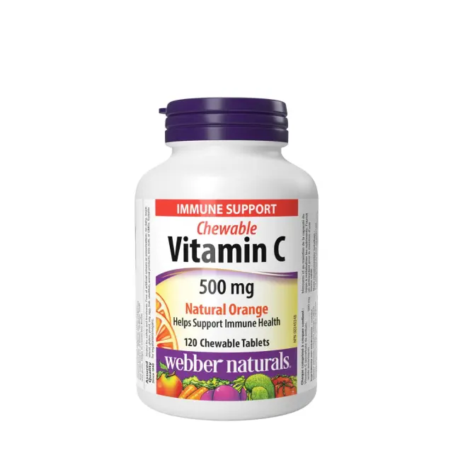 Webber Naturals Vitamin C 500 mg Natural Orange