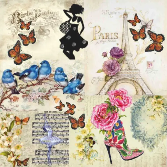 Artebella Αυτοκόλλητο Χαρτί Ντεκουπάζ Mixart Transfer 25x25cm 6021V
