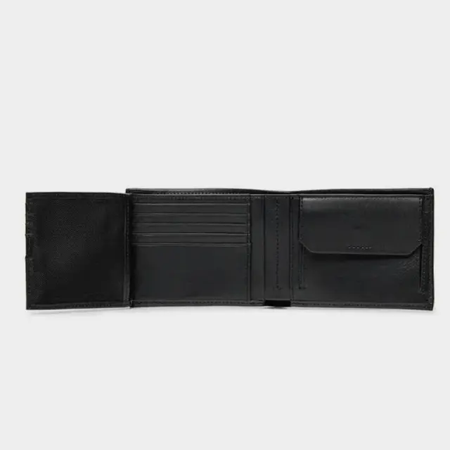 Calvin Klein - Ανδρικό Δερμάτινο Πορτοφόλι Minimal Focus Trifold 10Cc W/Coi K50K511271-BEH Μαύρο 3