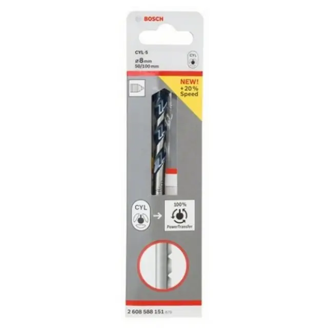 Τρυπάνι Μπετόν BOSCH CYL-5 8x50x100mm