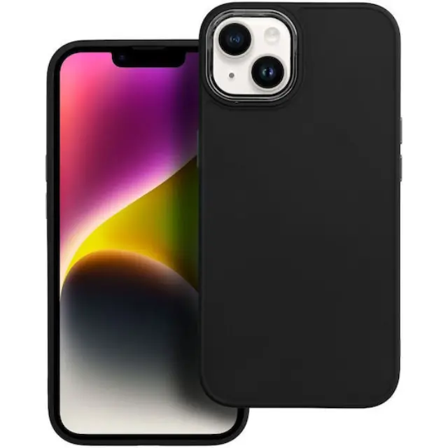 Θήκη Frame Back Cover Μαύρο (iPhone 15 Pro Max)
