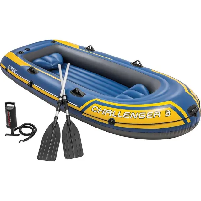 Intex Βάρκα 3 Ατόμων Challenger 295 x 137 x 43 Εκ. (68370NP) Μπλε 3